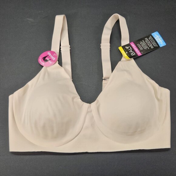Bali Comfort Revolution Easylite Underwire Bra DF3498 Beige Size M Added Support - Picture 1 of 9